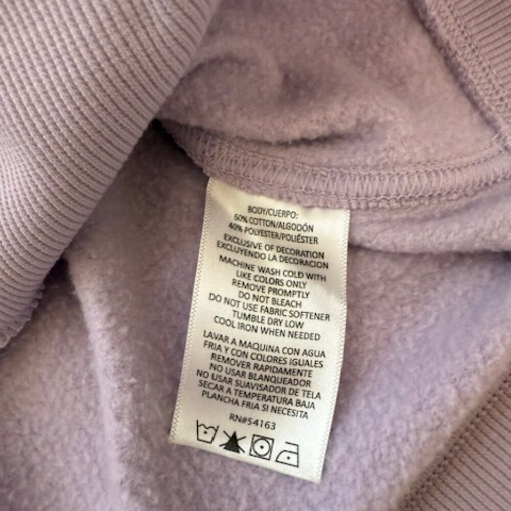 DKNY Women's Soft Long Sleeve Crewneck Comfy Fleece Sweatshirt EUC - Picture 6 of 6
